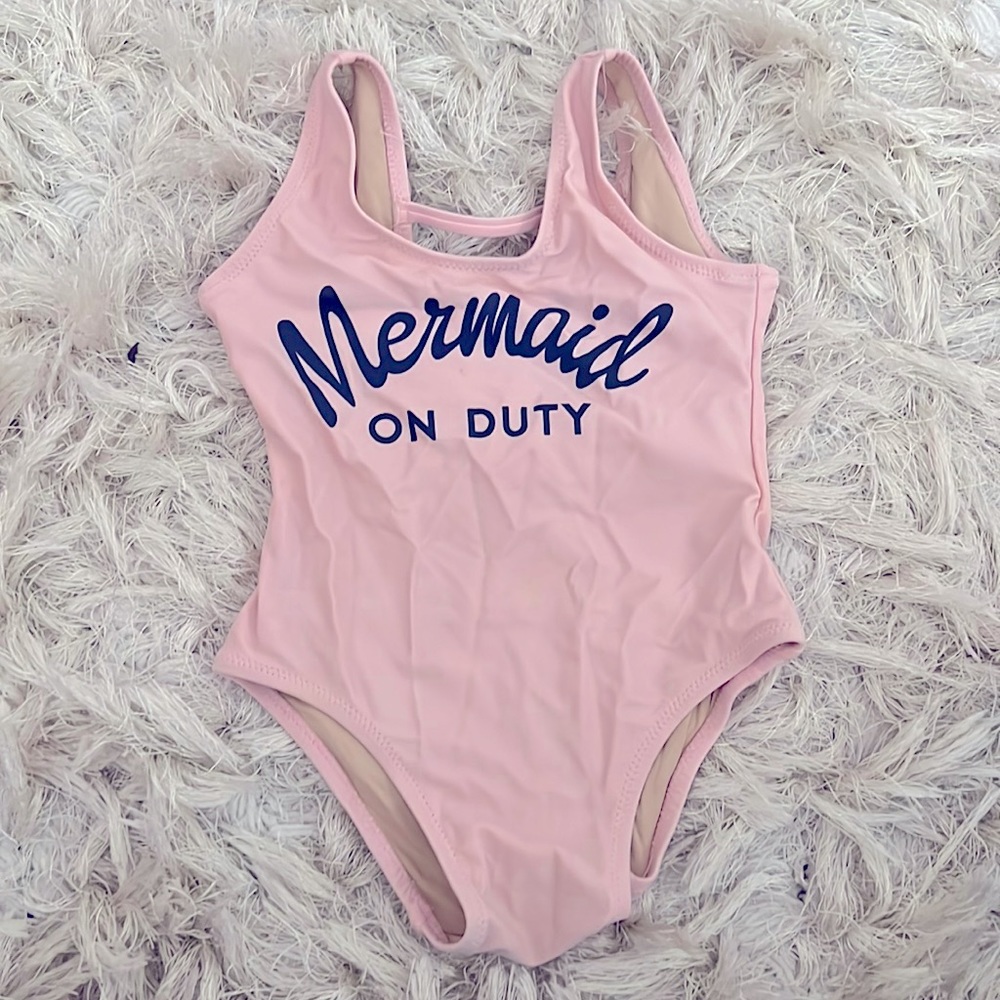 Shade Critters Mermaid on Duty swimsuit sz12-18 months-scales appear when wet!!
